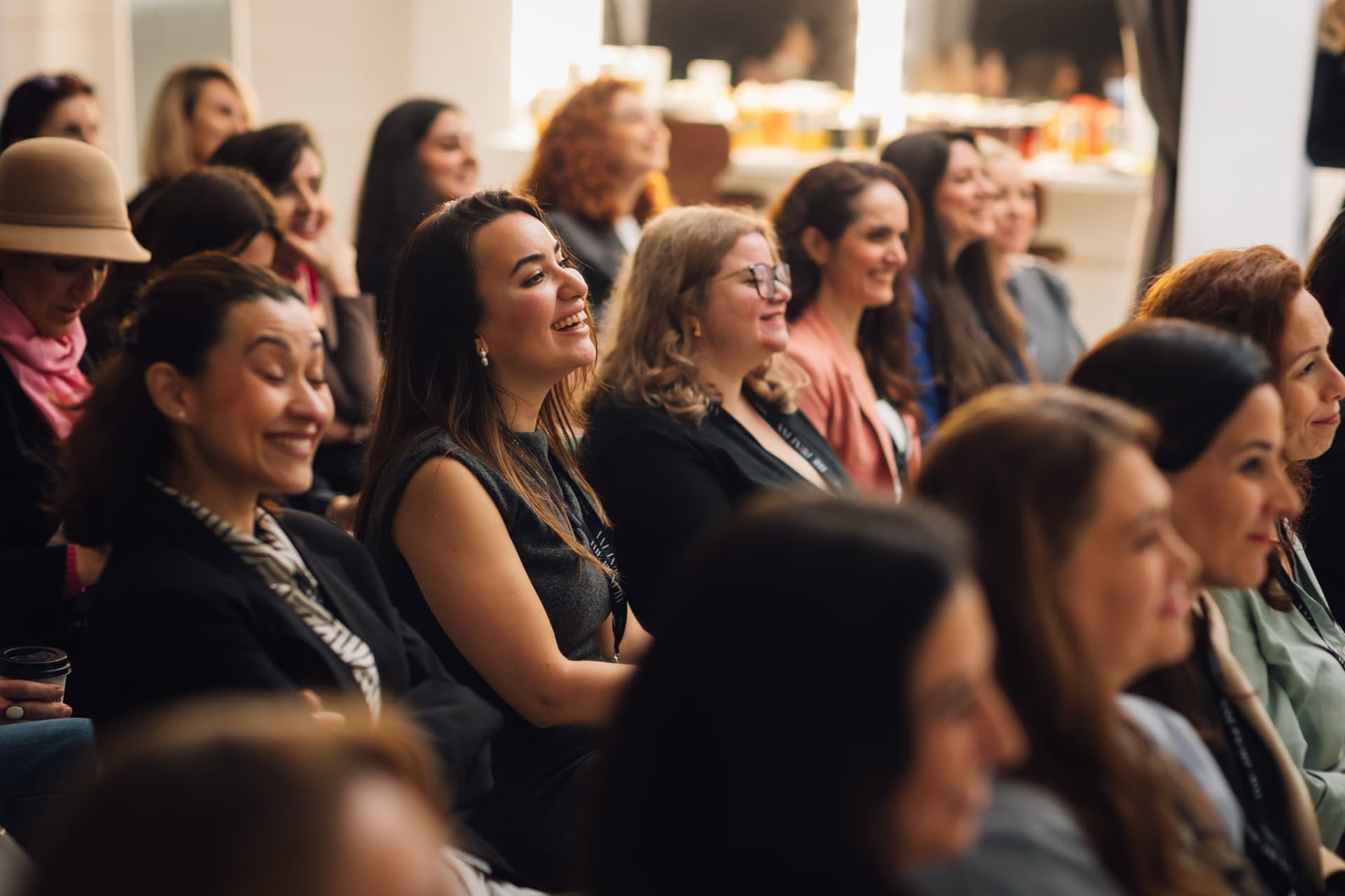 A member of the Rise Her Collective audience