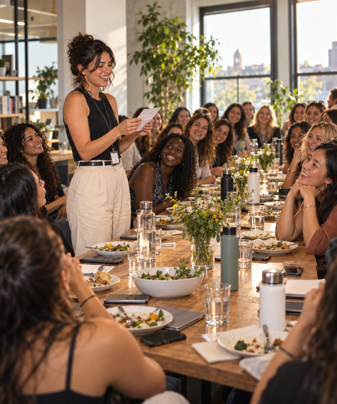 Women meeting at a Raise Her event